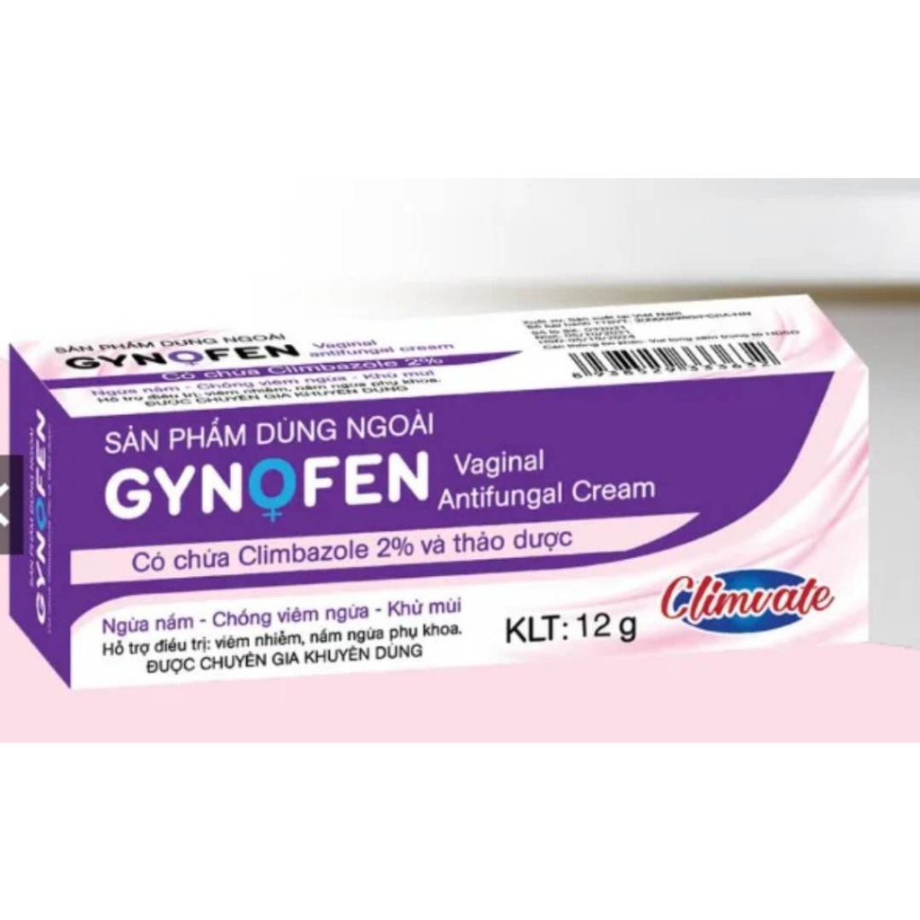 Tuýp bôi nấm vùng kín GYNOFEN dùng cho cả nam và nữ
