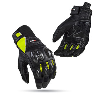Găng tay bảo hộ lái moto, xe máy ls2 spark 2 leather man - spid.vn