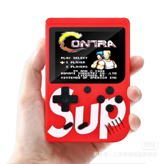 Máy chơi game cầm tay giá rẻ SUP điện tử 4 nút mini 400 in 1 2 người giải trí cổ điển quà tặng kèm tay cầm