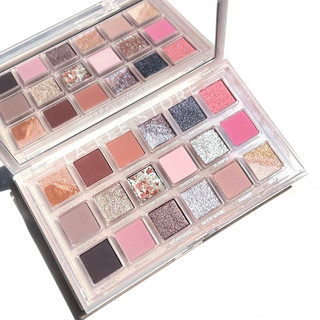 ✨ bảng mắt 18 ô huda beauty • rose quartz • naughty✨