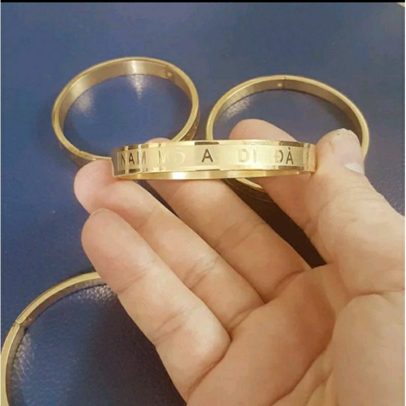 Vòng đeo tay NAM MÔ A DI ĐÀ PHẬT ib chọn size