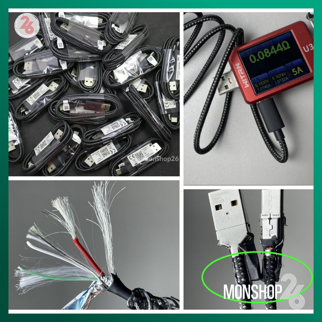 🔌 Cáp sạc USB A sang USB C  Motorola bọc dù dài 1M - Chính hãng 🔌