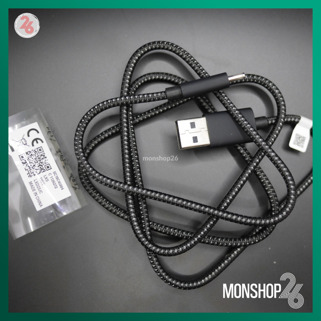 🔌 Cáp sạc USB A sang USB C  Motorola bọc dù dài 1M - Chính hãng 🔌