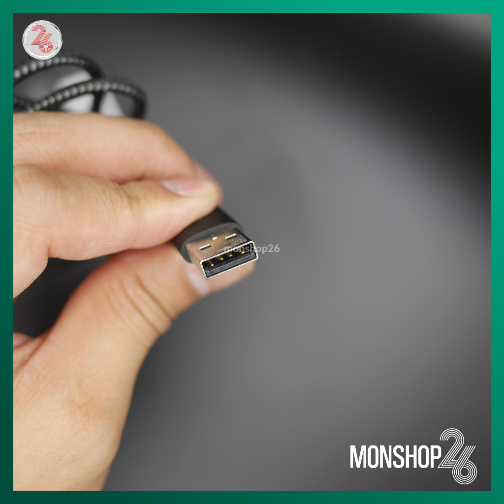 🔌 Cáp sạc USB A sang USB C  Motorola bọc dù dài 1M - Chính hãng 🔌