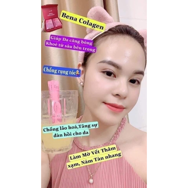 Hộp 15gói Bena collagen  - giúp chống lại quá trình lão hoá, giá da trắng- căng bóng