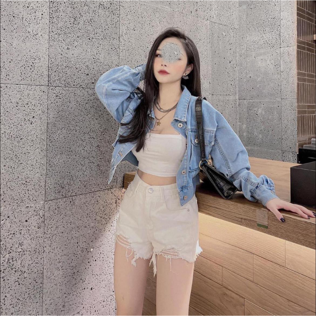 [SONL01] QUẦN SHORT ĐÙI JEAN NỮ LỬNG CAO LAI TUA RÁCH LAI TAM GIÁC MÀU TRẮNG CỰC MÁT MẺ SIÊU CÁ TÍNH ĐỈNH CAO NITI