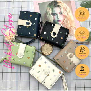 Ví hoa nhí nhiều màu xinh xắn PV01 size  9x3x11cm