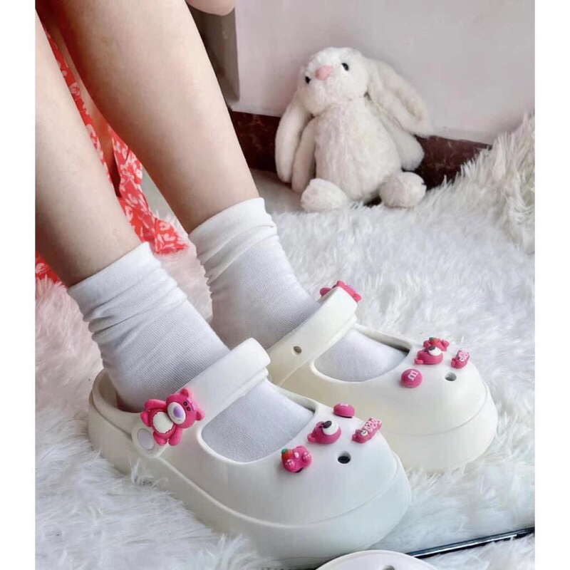 CHARM/JITBITZ GẮN DÉP GẤU DÂU