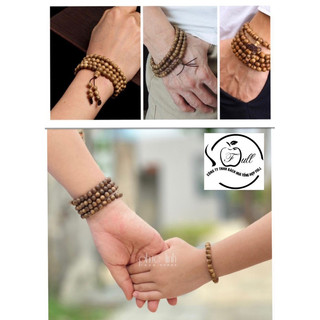 vòng trầm hương 108 hạt tốc vườn