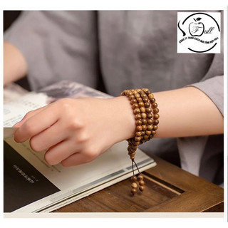 vòng trầm hương 108 hạt tốc vườn