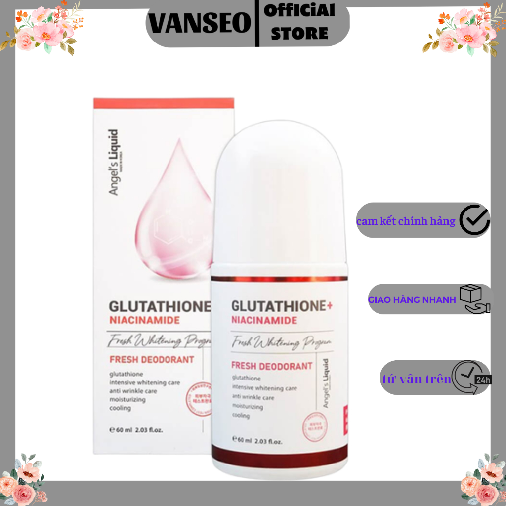 Lăn mờ thâm, dưỡng trắng Angel’s Liquid Glutathione