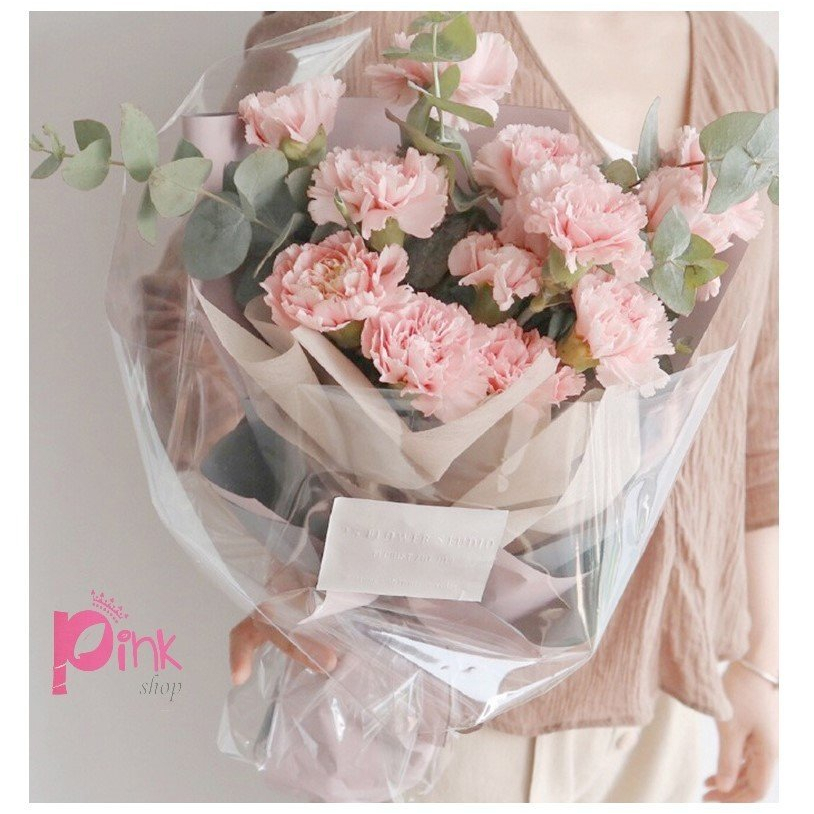 📿🎁 Combo 50 Tờ Giấy Bóng Kính Trong Suốt Gói Hoa  - PK2011🎉💫