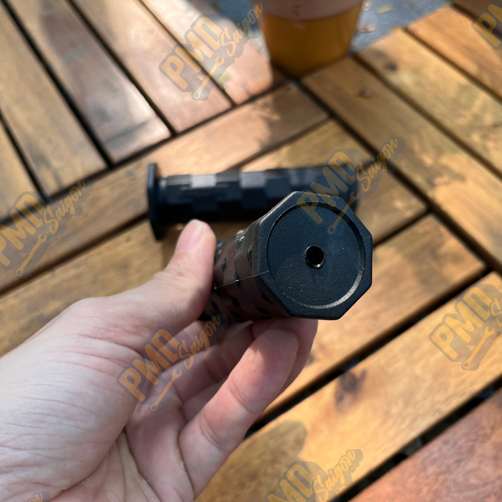 Bao tay, tay nắm xe máy, moto kiểu Daytona màu đen kiểu vuông