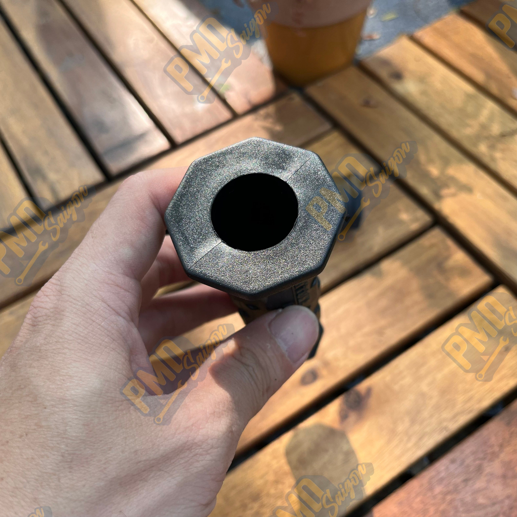 Bao tay, tay nắm xe máy, moto kiểu Daytona màu đen kiểu vuông