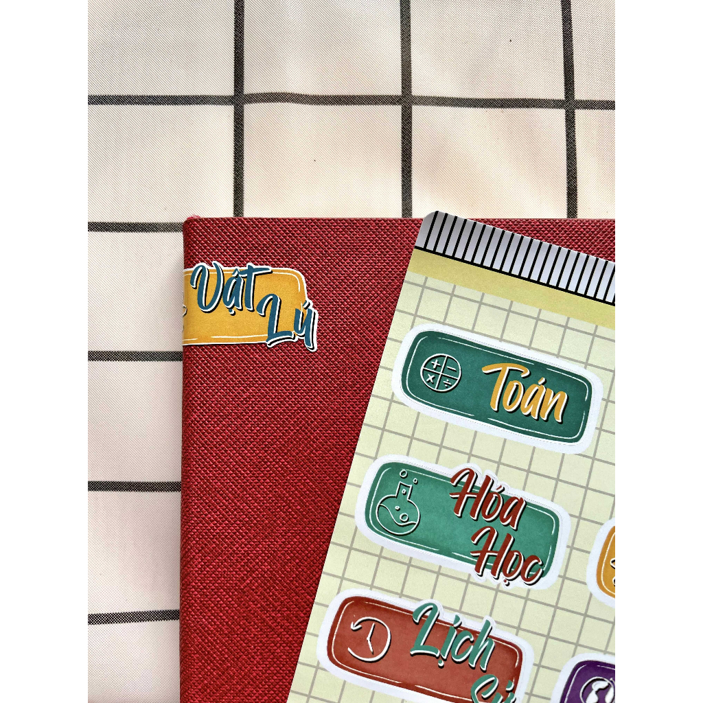 Sticker Tên Môn Học - Mina.studio