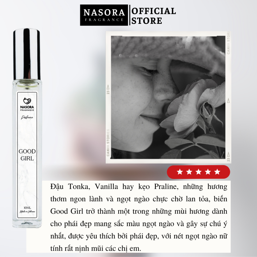 [COMBO SÁNG GOOD TỐI BAD] Tinh Dầu Nước Hoa Nữ Good Girl Và Good Girl Gone Bad Ngọt Ngào, Quyến Rũ Chai 10ml