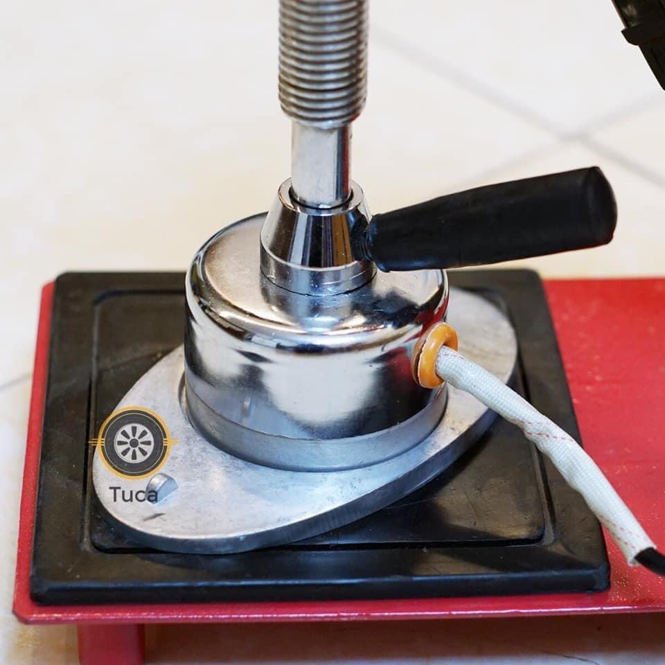 Cục nóng máy vá chín, đầu ép gia nhiệt, hàng chuẩn theo máy, có bảo hành