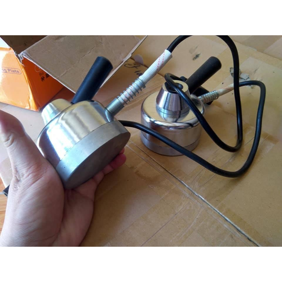 Cục nóng máy vá chín, đầu ép gia nhiệt, hàng chuẩn theo máy, có bảo hành