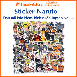 Hình dán Naruto, sticker Naruto PVC chống thấm nước, độ bền cao, trang trí laptop, mũ bảo hiểm, bàn làm việc...
