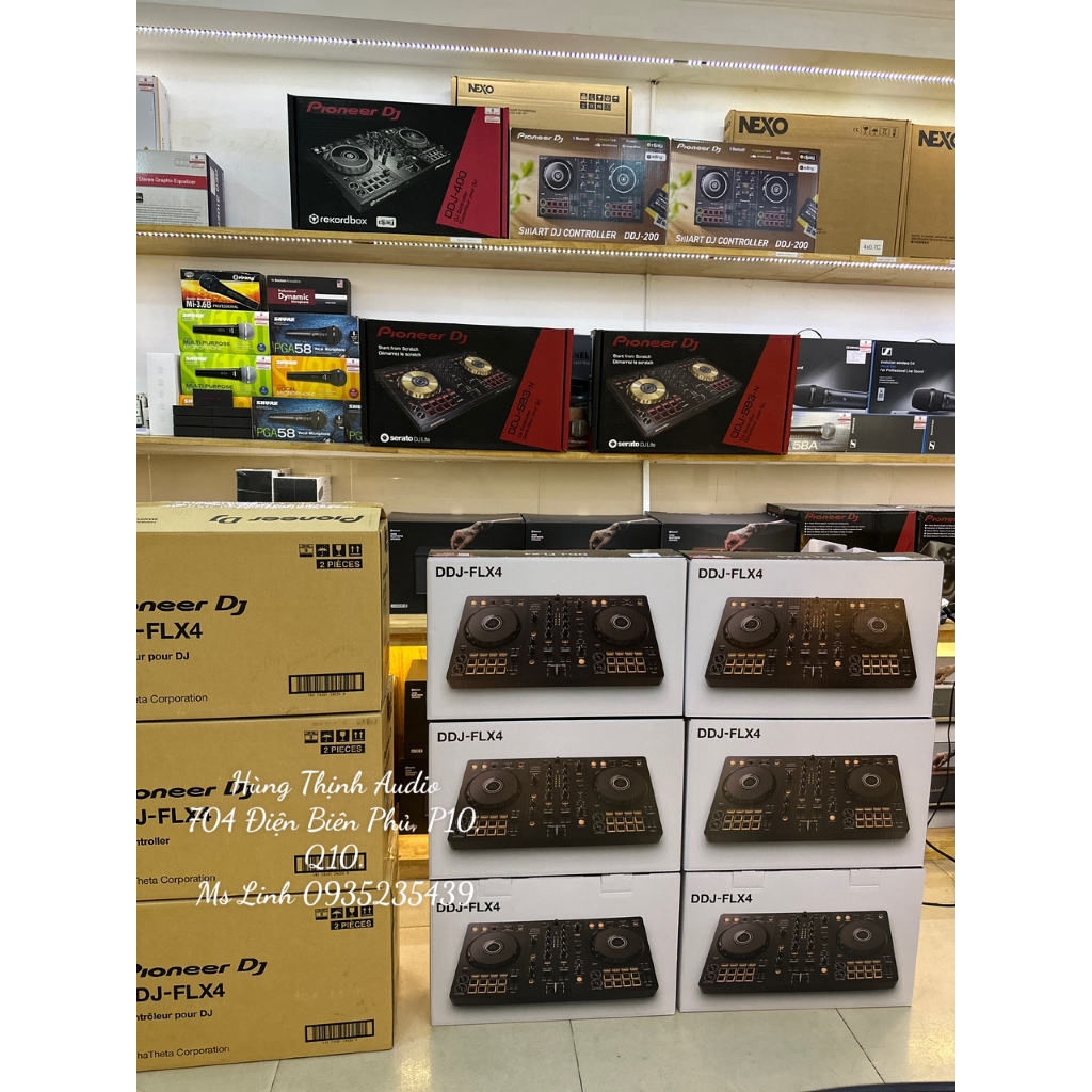 Bàn chơi DJ PIONEER DDJ-FLX4 - Hàng chính hãng bảo hành 1 năm
