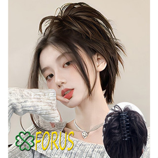  Búi tóc giả phong cách hiphop B07 💖FREESHIP💖 búi ngoạm tỉa thẳng búi kẹp ngoạm tóc xỉa Sỉ 35k 