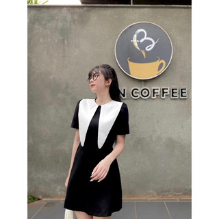Đầm Cổ Bèo Nhọn (ẢNH THẬT)