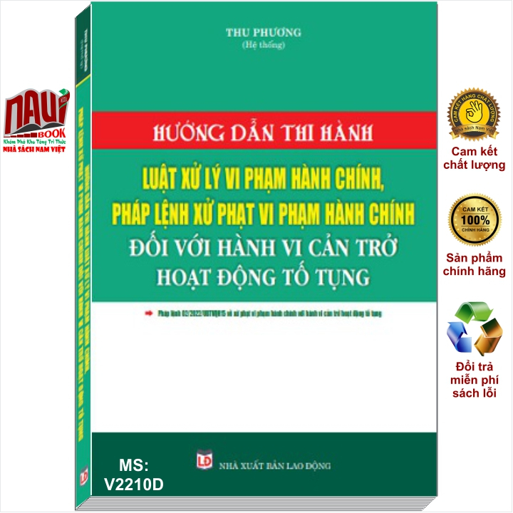 Sách Hướng Dẫn Thi Hành Luật Xử Lý VPHC, Pháp Lệnh Xử Phạt Vi Phạm Hành Chính Đối Với Hành Vi Cản Trở Hoạt Động Tố Tụng