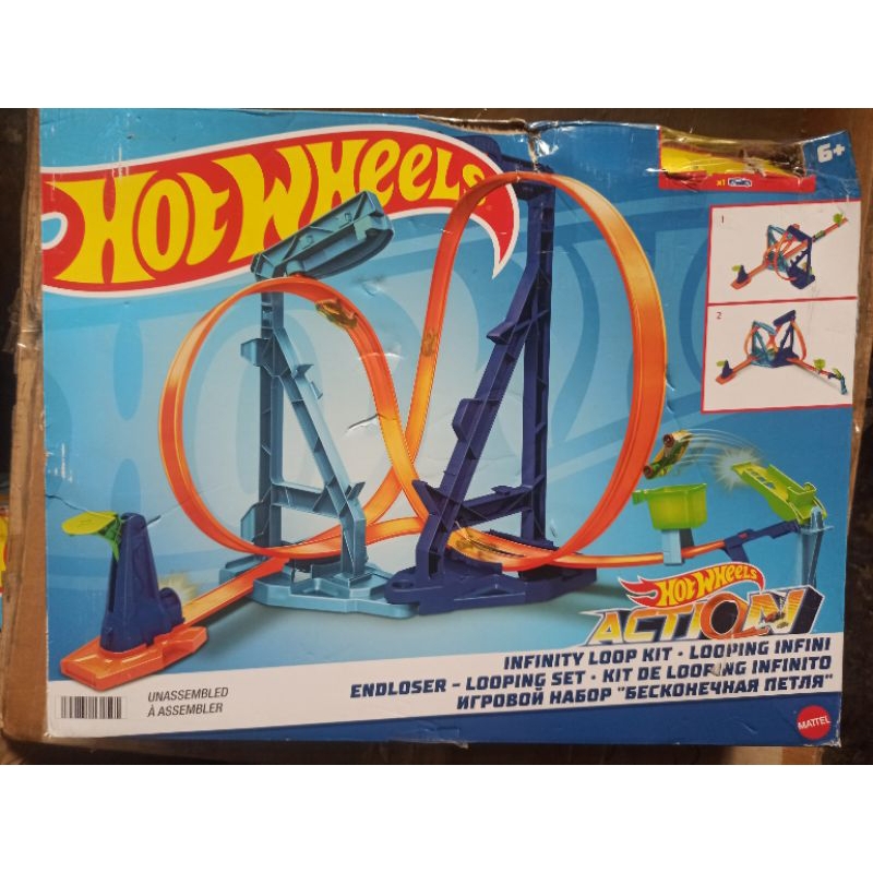 Bộ Hot Wheels Track Builder Unlimited Infinity Loop Kit