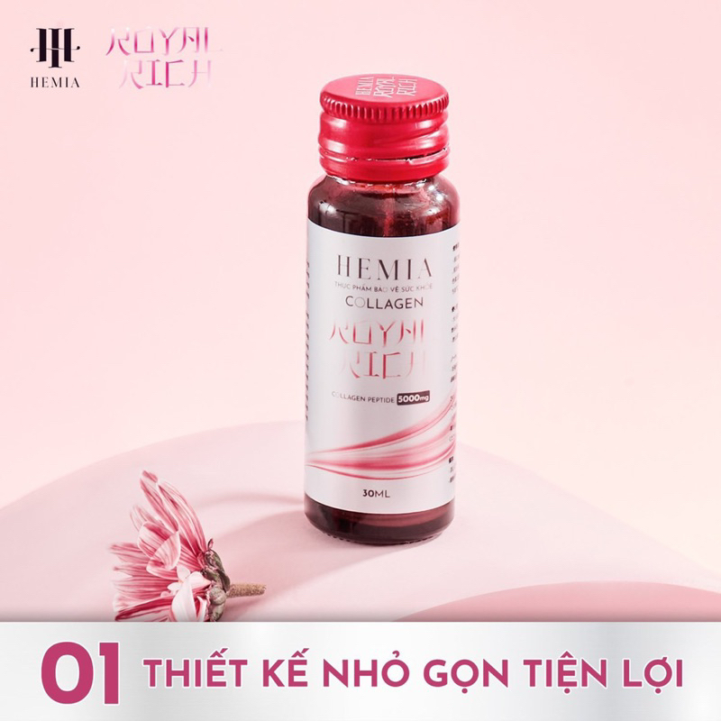 10 Lọ - Collagen hemia da căng bóng, trẻ hoá làn da
