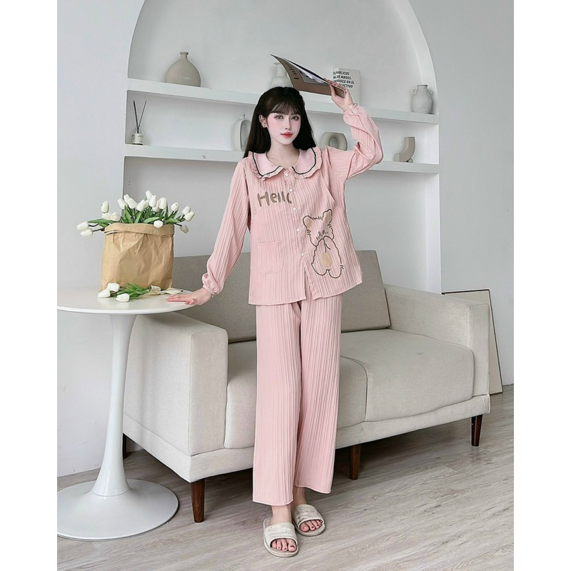 Bộ Bầu Và Sau Sinh Chất Đũi Gân Có Khoá Kéo Mã HH61