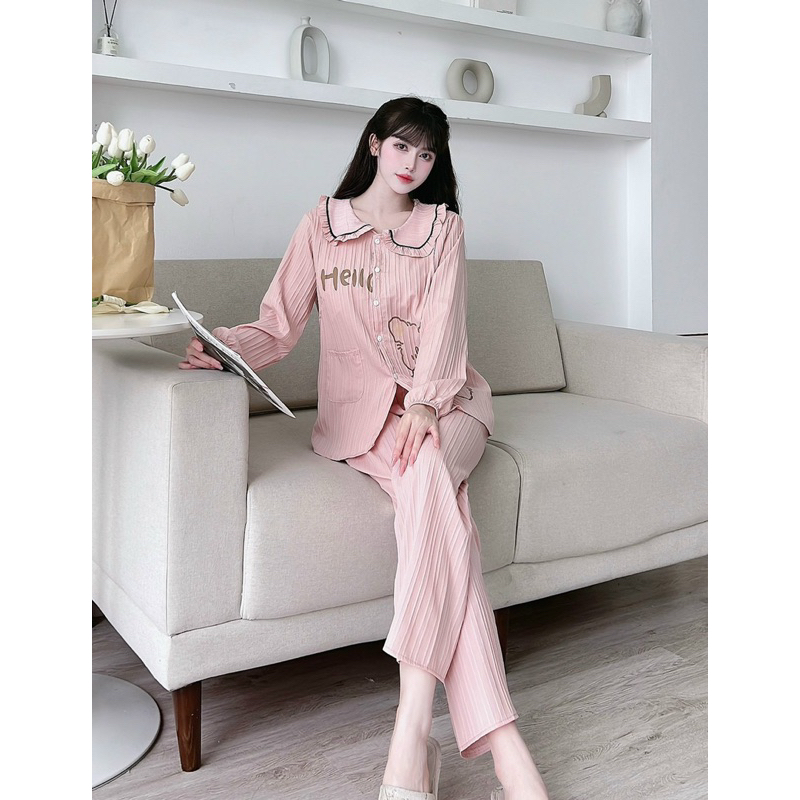 Bộ Bầu Và Sau Sinh Chất Đũi Gân Có Khoá Kéo Mã HH61