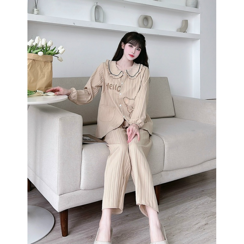 Bộ Bầu Và Sau Sinh Chất Đũi Gân Có Khoá Kéo Mã HH61