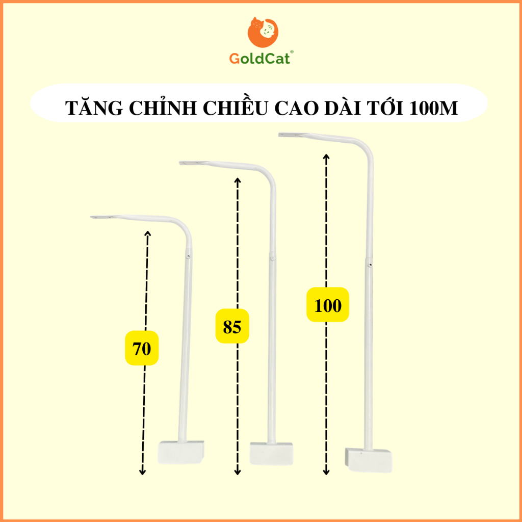 CÂY TREO MÙNG CŨI GOLDCAT - TẠO ĐỘ THÔNG THOÁNG KHI DÙNG MÀN CHÔNG MUỖI CHO CŨI TRẺ EM