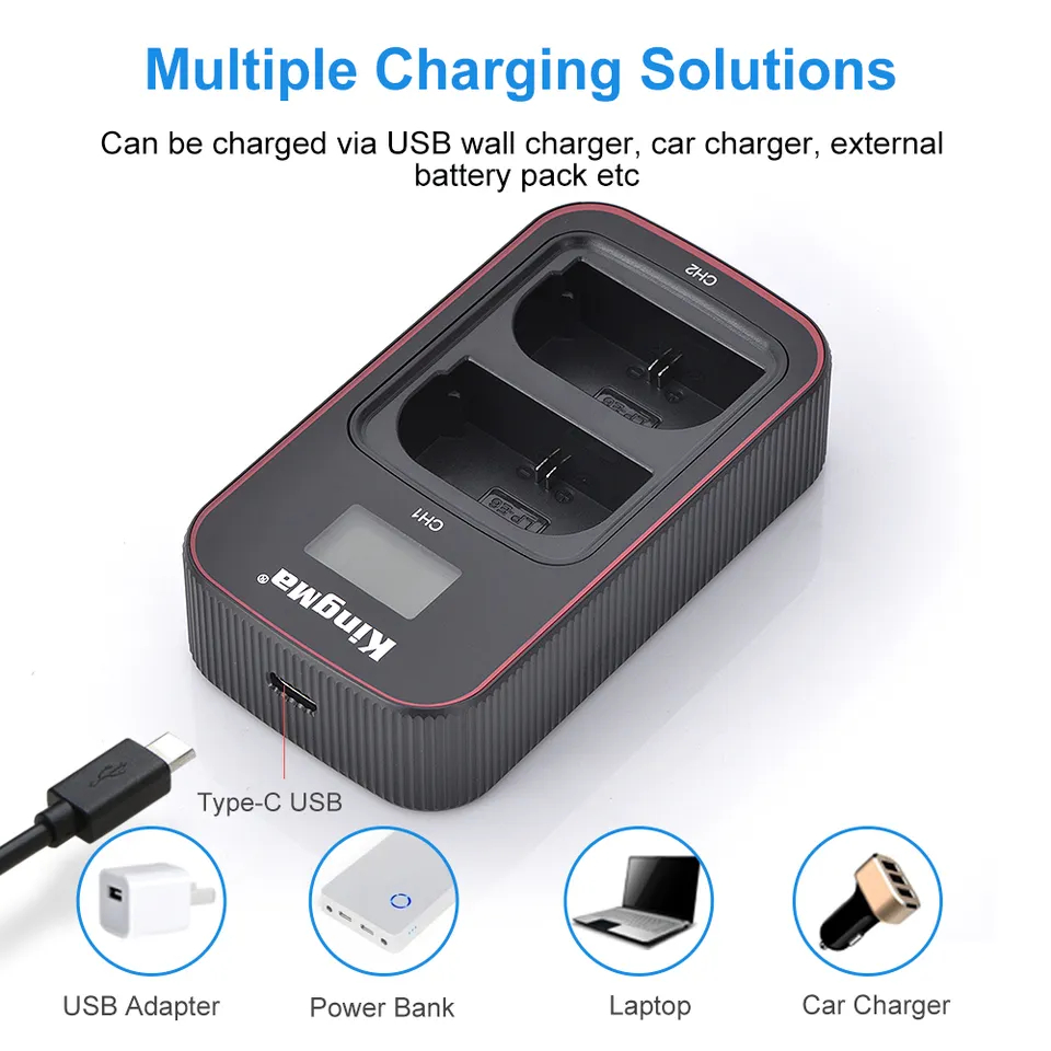 Nikon EN-EL15C DLC 2400mAh | Pin máy ảnh NIKON Z5 Z6 Z7 Z7ii Z6ii V1 D500 D600 D800 D7000 Kingma nikon el15 el15a el15c