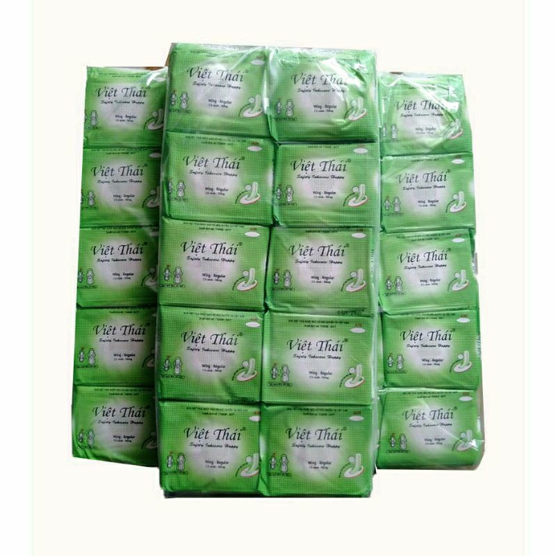 combo 10 bịch BVS Việt Thái xanh siêu thấm hút