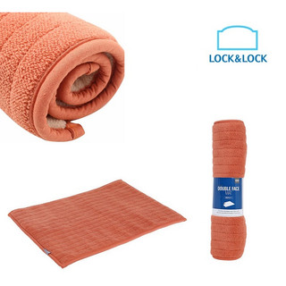 Thảm lau chân lock & lock 2 mặt 60cm mat411 - thảm vải bông chùi chân chống trượt nhà bếp double face mat ettom