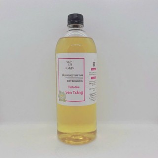 DẦU MASSAGE BODY SEN TRẮNG 1 LÍT
