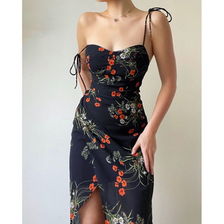 Order 15 ngày- đầm hoa vạt xéo #55