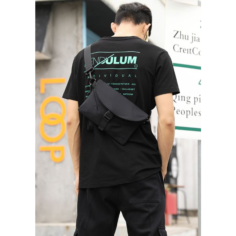 Túi đeo chéo thể thao Kratos nam nữ phong cách mạnh mẽ, năng động, vải Oxford chống nước, mang đi học đi làm du lịch T03