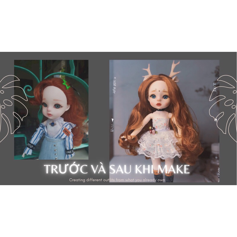 Búp bê Faceup repaint 1/6