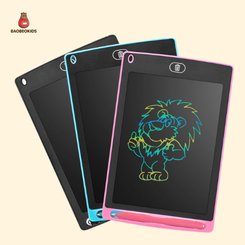 Bảng Viết tự xóa LCD, Bảng Vẽ Điện Tử Thông Minh Tự Động Xóa Thúc Đẩy Tư Duy Sáng Tạo Cho Bé Baobeokids