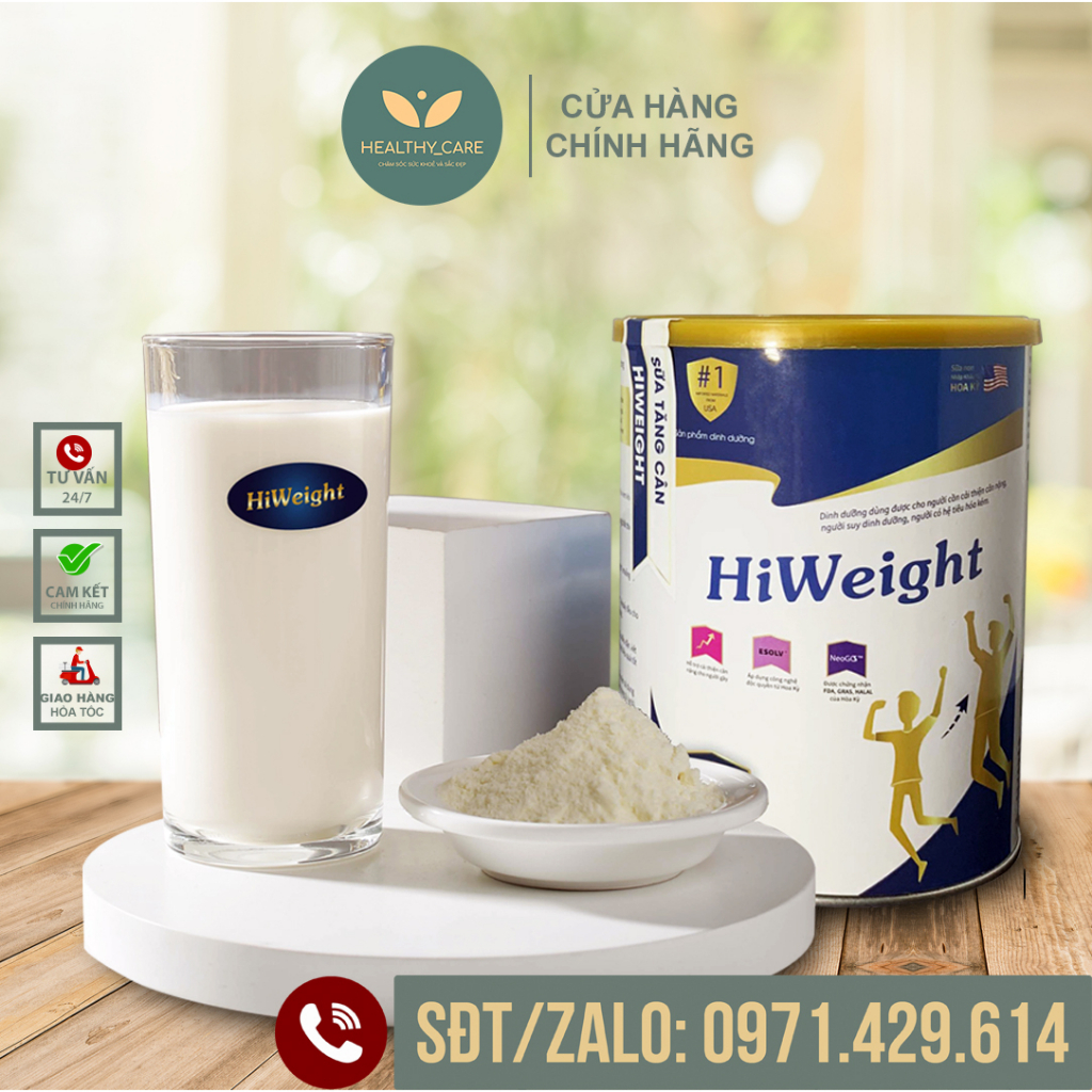 Combo 2 lon Sữa non tăng cân Hoa Kỳ HIWEIGHT