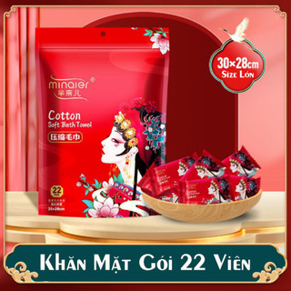 COMBO 2 GÓI KHĂN NÉN CAO CẤP MINAIER [28*30cm] - Khăn Giấy Nén Du Lịch Chất Lượng Cao