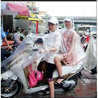 Áo mưa vi sinh trong suốt 1 đầu và 2 đầu , Áo mưa trong suốt