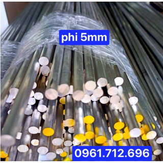 Nhôm cây tròn đặc phi 5mm