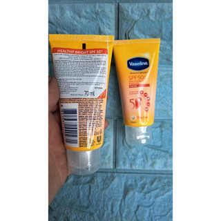 Sữa dưỡng thể trắng da chống nắng vaseline spf 50+ pa++ 70ml