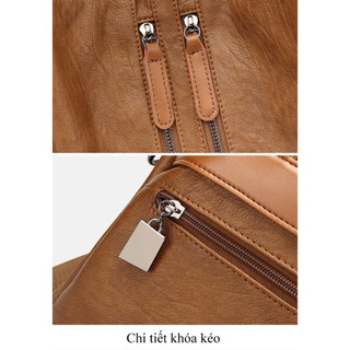 BALO DA 2 KHÓA KÉO THỜI TRANG