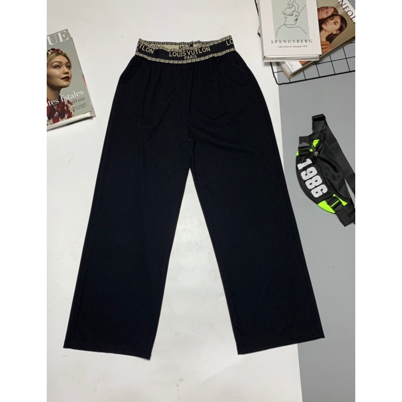 Quần xuông umi cạp chữ cho bé gái hàng đẹp loại 1 mềm mát