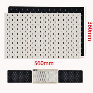 BẢNG GỖ BẢNG NHỰA TREO TƯỜNG TRẮNG / ĐEN PEGBOARD STYLE IKEA dán hoặc khoan