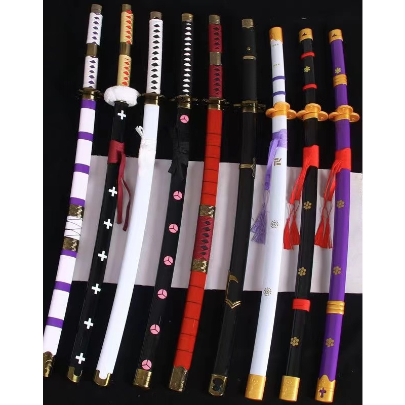 ( Lưỡi Gỗ Dài 1 Mét ) Đạo cụ Cosplay mô hình kiếm gỗ zoro roronoa shusui onepiece, katana kimetsu no yaiba